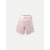 Denim Pink Torned Shorts