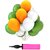 KKKRETAILERS Pack of 50 with Pump Tiranga Tricolor Balloons for Republic Day Independence Day 26 January 15 August Decoration Orange, Green and White Balloons