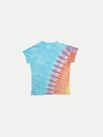 Teen Boys Multi Colour Tie-Dye T-Shirt