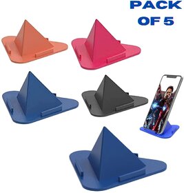 Morex Plastic Pyramid Shape Mobile Stand (pack of 5)