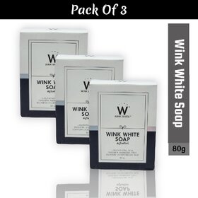 Wink White Soap 80g (Pack of 3)