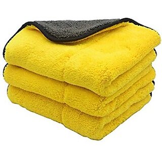                       Auto Ryde Microfiber Vehicle Washing  Cloth(Pack Of 3)                                              