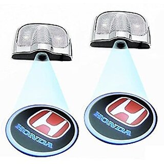                       Auto Ryde Ghost Shadow Light Honda Cars Door Light  Car Logo LED  Door Projector LED Car Reflector Light(Mullti Color)                                              