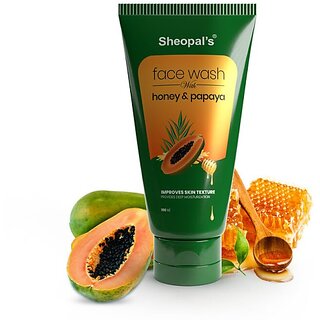                       Sheopals Honey And Papaya  Remove Tan, Dead Skin And Moisturize Skin With Goodness Of Antioxidants Face Wash (100 ml)                                              