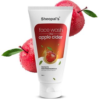 Sheopals Apple Cider  For Oil Control And Deep Cleansing Balance Skin pH  Face Wash (100 ml)