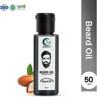                       Sheopals Ayurvedic Beard Growth oil For men Made For Patchy And Uneven hairs Hair Oil (50 ml)                                              