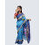 AngaShobha LightBLue Cotton Blend Self Design Saree With Running  Blouse Piece