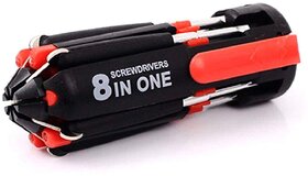 Wox Versatile 8-in-1 Multi-Function Screwdriver Kit for Easy Repairs with LED Portable Torch  Multi Screwdriver 8 in 1  Screwdriver Set  for all use