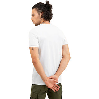 Trendy Men Classic White Round Neck T-Shirt: Comfortable and Stylish 2025 at ShopCircuit | ONDC
