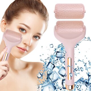                       Wox  Device Ice Skin Cool Derma Roller Ice Massager Roller For Face and Body Migraine, Pain Relief, Skin Care Products                                              