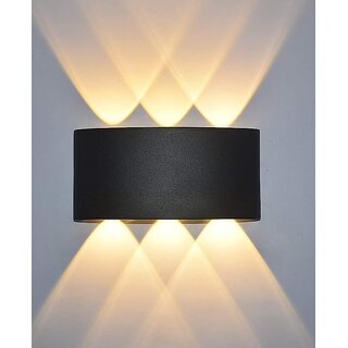 Lumogen 6 Watt IP65 Waterproof Outdoor Wall Lamp 6 Way LED Wall Light Square WL04