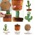 Wox Dancing Cactus Talking Plush Toy with Singing & Recording Function - Repeat What You Say - Pack of 1, Rechargeable Cable Included