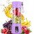 Wox Portable Electric USB Juice Maker Juicer Bottle Blender Grinder Mixer | 6 Blades Juicer Mixer Grinder Blender (Violet)
