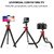 Wox Flexible Gorillapod Tripod with 360 Rotating Ball Head Tripod for All DSLR Cameras(Max Load 1.5 kgs) & Mobile Phones + Free Heavy Duty Mobile Holder(Black) (12 Inch, Black and Red)