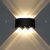 Lumogen 6 Watt IP65 Waterproof Outdoor Wall Lamp 6 Way LED Wall Light Square WL04