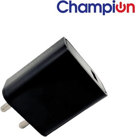 CHAMPION TurboPower 3.0 0.8 A Mobile Charger with Detachable Cable (Black)