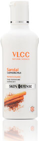 VLCC Sandal Cleansing Milk - 100 ml -Deep Cleanses,Soothes Skin  Even Skin Tone