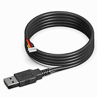 CHAMPION Micro USB Cable 1 m Mantra Cable Fingerprint Scanner Biometric USB 2.0 (Compatible with Fingerprint Scanner Biometric USB 2.0 Mantra Cable,, Black, One Cable)
