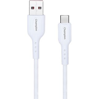 CHAMPION USB Type C Cable 1.5 m CHAMP (Compatible with MOBILE PHONE, White)