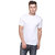 Ketex Men's White Round Neck Dri-Fit Tshirt