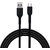 CHAMPION Micro USB Cable 1 m PVC Fast Charging Data Cable 2.4Amp Black (Compatible with Mobile Charging & Data Transfer, Black, One Cable)