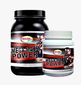 builder choice MEGA MASS POWER 1.5KG (1000G+500G)COMBO PACK Weight Gainers/Mass Gainers (1.5 kg, CHOCOLATE)