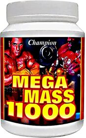 builder choice Mega Mass 11000 (250 GM) Weight Gainers/Mass Gainers (250 g, CHOCOLATE)