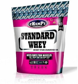 CHAMPS NUTRITION Standard Whey 10Lb (4.5kg) Whey Protein (4500 g, CHOCOLATE)