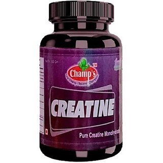                       CHAMPS NUTRITION CREATINE Creatine (100 g, Unflavored)                                              