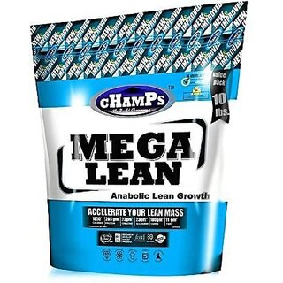 CHAMPS NUTRITION MEGA LEAN 10Lb Weight Gainers/Mass Gainers (4.5 kg, CHOCOLATE) CHAMPS NUTRITION MEGA LEAN 10Lb Weight Gainers/Mass Gainers (4.5 kg, CHOCOLATE)
