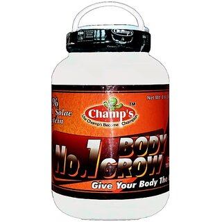                       CHAMPS NUTRITION NO.1 BODY GROW Weight Gainers/Mass Gainers (3 kg, CHOCOLATE)                                              