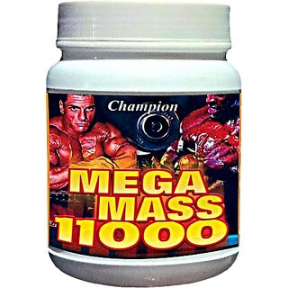                       Champion MEGA MASS 11000 Weight Gainers/Mass Gainers (500 g, CHOCOLATE)                                              