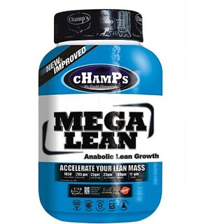                       CHAMPS NUTRITION CHAMPS MEGA LEAN Weight Gainers/Mass Gainers (908 g, STRAWBERRY)                                              