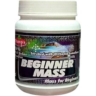 CHAMPS NUTRITION CHAMPS BEGINNER MASS Weight Gainers/Mass Gainers (500 g, CAPPUCCINO COFFEE)