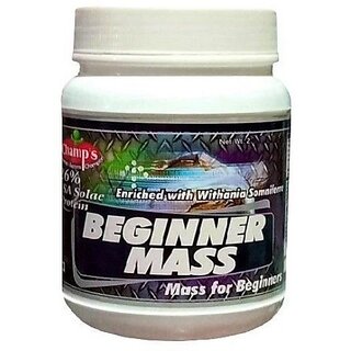                      CHAMPS NUTRITION BEGINNER MASS 500G Weight Gainers/Mass Gainers (500 g, CHOCOLATE)                                              