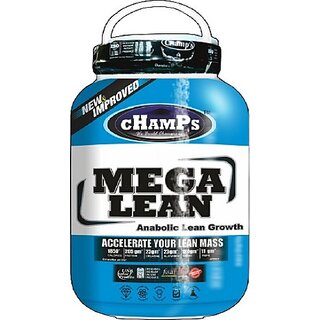 CHAMPS NUTRITION CHAMPS MEGA LEAN Weight Gainers/Mass Gainers (2721 g, COOKIES amp CREAM) CHAMPS NUTRITION CHAMPS MEGA LEAN Weight Gainers/Mass Gainers (2721 g, COOKIES amp CREAM)