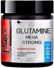 Panther GLUTAMINE MEGA STRONG Glutamine (200 g, UNFLAVERED)