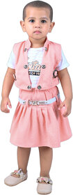 Kid Kupboard Cotton Baby Girls Dress, Multicolor, Half-Sleeves, Crew Neck, 2-3 Years KIDS4807
