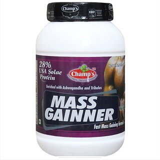CHAMPS NUTRITION Mass Gainer 2 kg Weight Gainers/Mass Gainers (2 kg, CHOCOLATE, Butter scotch) CHAMPS NUTRITION Mass Gainer 2 kg Weight Gainers/Mass Gainers (2 kg, CHOCOLATE, Butter scotch)