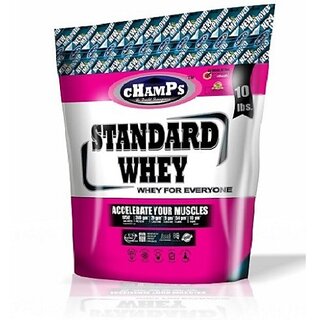 CHAMPS NUTRITION Standard Whey 10Lb Whey Protein (4.5 kg, CHOCOLATE) CHAMPS NUTRITION Standard Whey 10Lb Whey Protein (4.5 kg, CHOCOLATE)