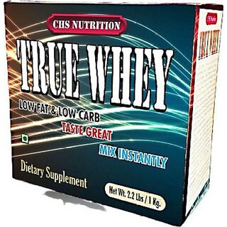                       CHS nutrition True Whey 1 KG (Muscle gaining whey protein conc. & isolate) Whey Protein (1 kg, CHOCOLATE)                                              