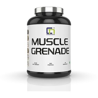                       CHAMPS NUTRITION MUSCLE GRENADE 6Lbs Weight Gainers/Mass Gainers (3 kg, VANILLA)                                              