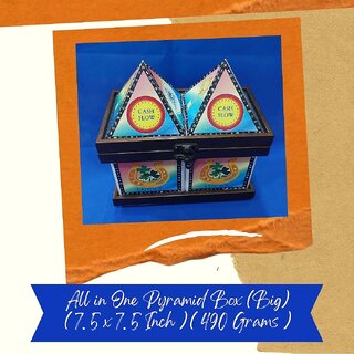                       VSP VASTU SAMADHAN - 32 ALL IN ONE PYRAMID BOX (BIG) For attracting cosmic energy from space and fulfilling wishes                                              