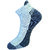 USOXO Soft Breathable Combed Cotton Ankle Socks For Men Pack Of 3 (Navy blue,Light grey,Dark gery) Con Cap lowcut