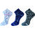USOXO Soft Breathable Combed Cotton Ankle Socks For Men Pack Of 3 (Dark gery, Light grey, Navy blue) Devine lowcut