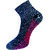 USOXO Soft Breathable Combed Cotton Ankle Socks For Men Pack Of 3 (Dark grey, Black, Navy blue) ultra feel