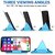 Universal Desk Table Mobile Holder Stand Triangle Pyramid Shape Mobile Holder