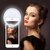 Gilary Portable LED Ring Selfie Light for All Smartphones, Tablets Enhancing Ring Light for Photography Video Calling