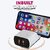 Digimate 2.4 A Multiport Mobile Mobile Stand & Charger USB Wall Adapter with 2.4A Quick Charging Dual USB Port Charger with Detachable Cable  (White, Cable Included)