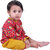 Kid Kupboard Cotton Baby Boys Kurta and Dhoti Pant, Red and Yellow, Full-Sleeves, Crew Neck, 12-18 Months KIDS4812